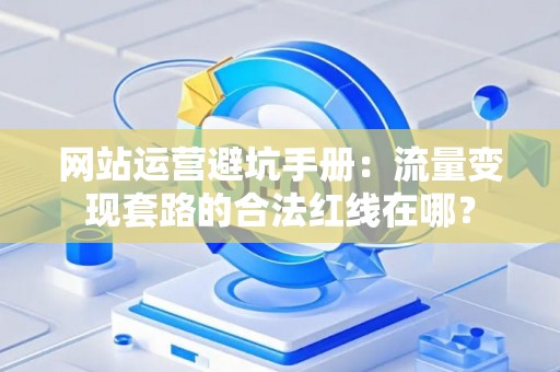 网站运营避坑手册：流量变现套路的合法红线在哪？